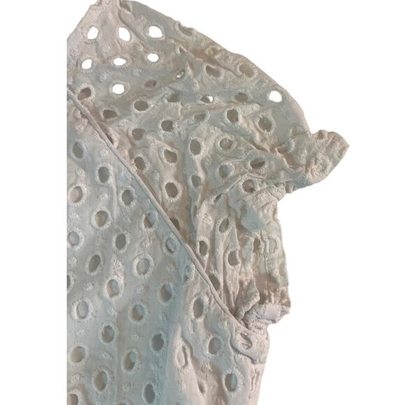 Sail To Sable White Eyelet Short sleeve top Size M - Picture 11 of 11